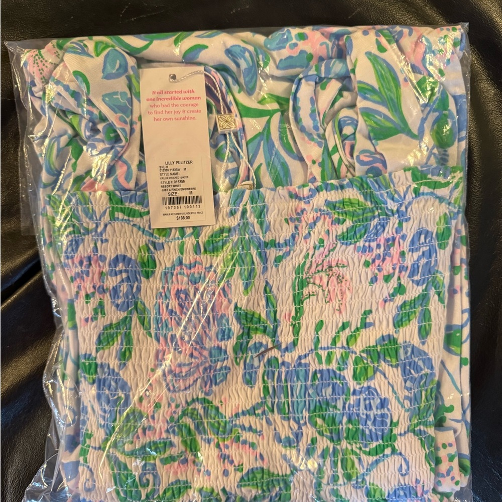 COPY - Lilly Pulitzer NEW IN PACKAGE. KAILUA Smocked Dress. SIZE MEDIUM